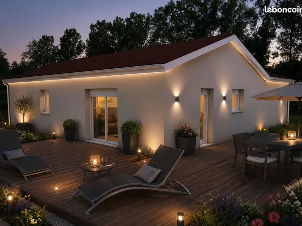 Maison neuve 129 m² avec Terrain 1 400 m²- ST VICTOR SUR RHINS - 42630