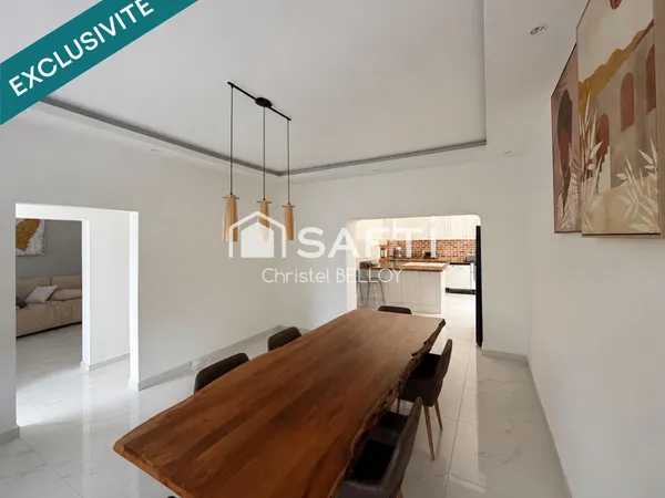 Maison individuelle de 157m2 - 4 Chambres - Garage - Jardin de 536m2
