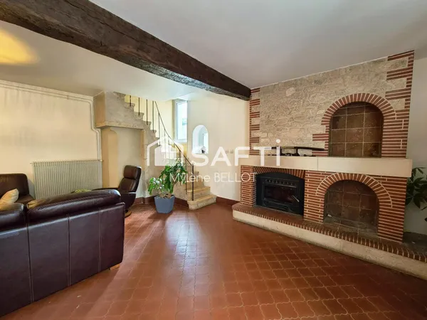 Maison ~190 m² avec jardin, cave voutée et annexes