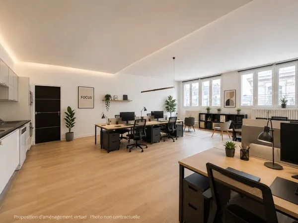 Bureaux 5 pièces 106 m²