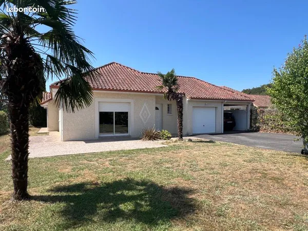 Lescar - villa plain-pied 4 chambres climatisée