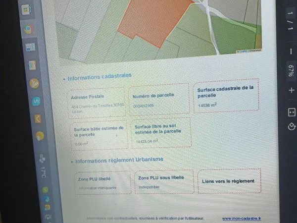 Terrain de Loisirs ou Agricole
