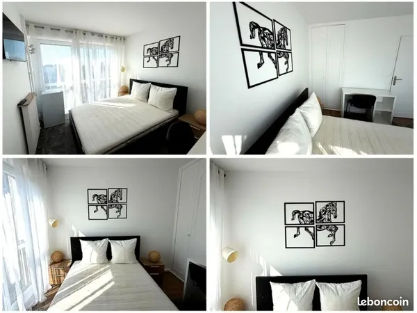 ✨ Colocation - Chambre meublée | TV et frigo privé