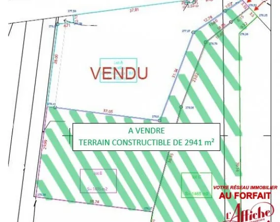 Terrain diffus 2941 m²