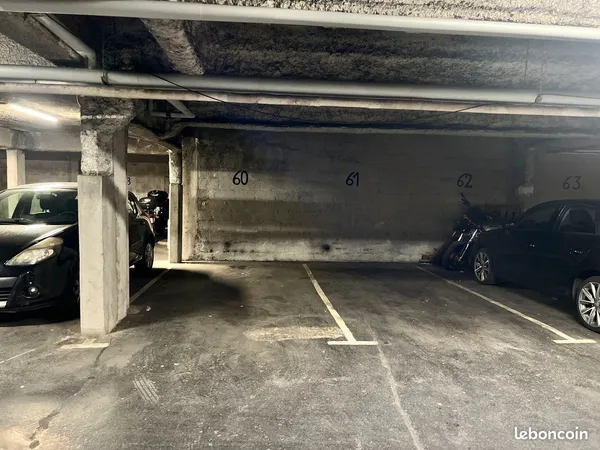 Place de parking sécurisée