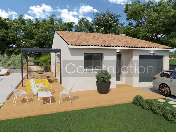 A Villemolaque, Villa de plain Pied, T3 avec garage et jardin