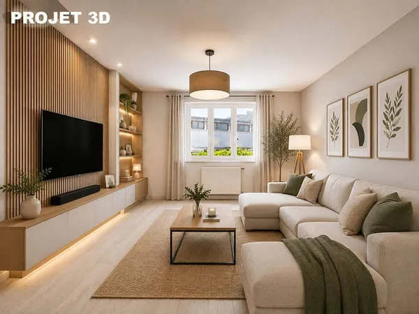 Appartement 3 pièces 53 m²