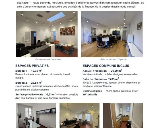 Bureaux privatifs clé en main