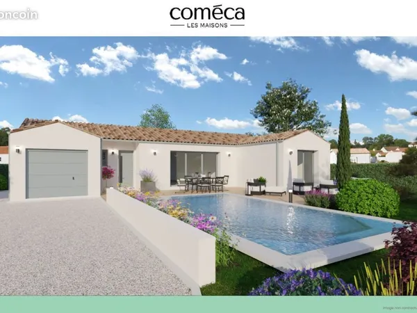 L'ILE-D'OLONNE Projet de construction d'une maison 114 m² avec terrain à 3 chambres + garage