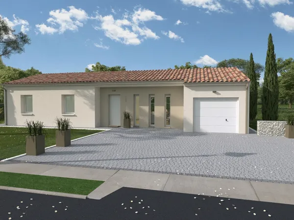 Terrain + maison 100 m²