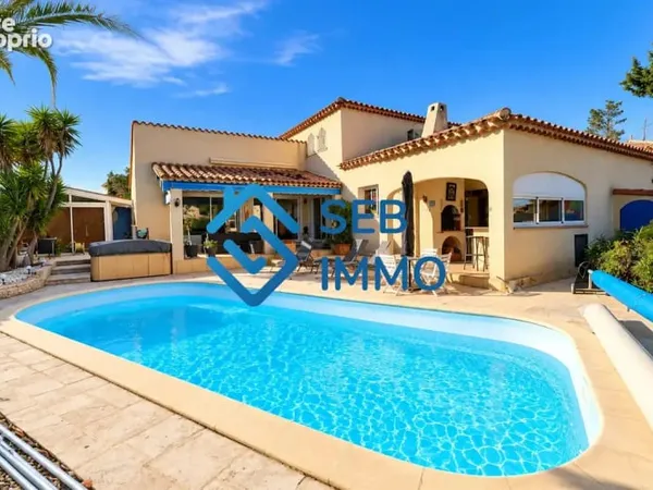 Superbe villa 4 faces avec piscine et jacuzzi