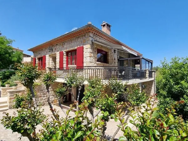 Maison en pierre avec piscine chauffée - Ardèche Sud, proche Les Vans