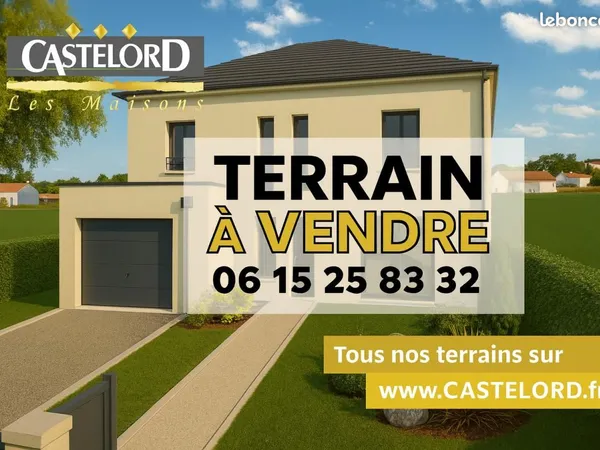 Terrain 424 m² Montmagny