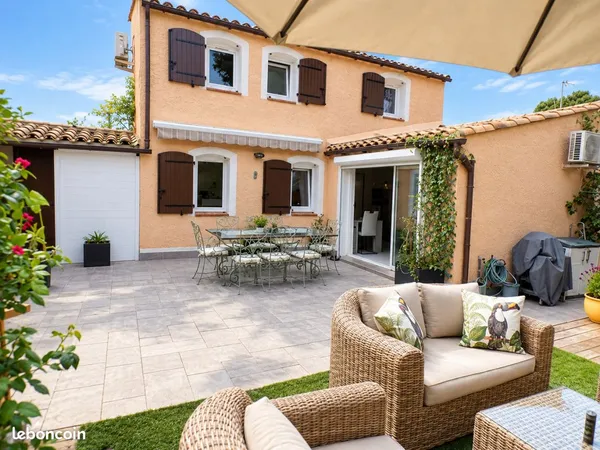 Cap d'Agde - Maison rénovée 3 chambres, terrasse plein sud et piscine