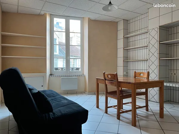 Pau centre - prox place reine marguerite - studio meuble - 25 m2