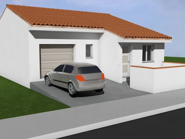 Terrain + maison 80 m²