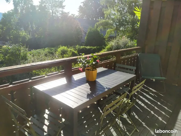 T2 40m2 meublé à 2 pas du lac avec grand balcon - Menthon-Saint-Bernard