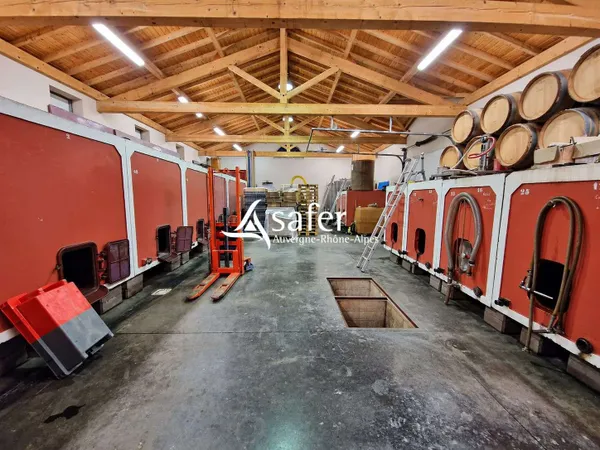 Vente propriete viticole cuvage avec materiel 69