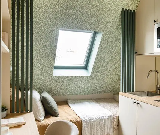 Paris 16e La Muette - Vente studette rénovée par architecte, meublée, équipée, clé en main