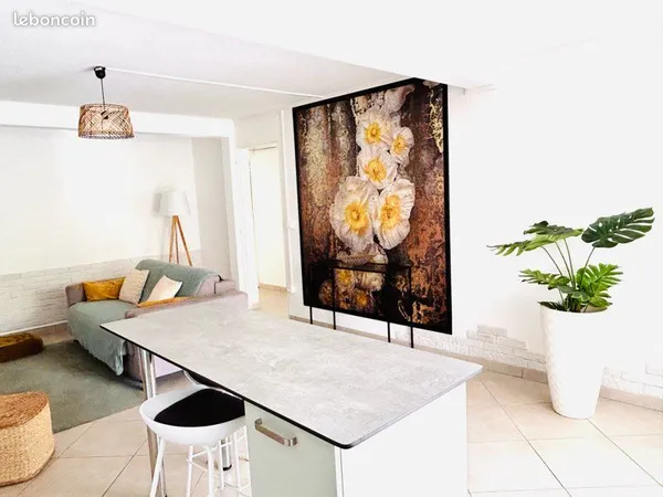 Loue appartement F3 meublé
