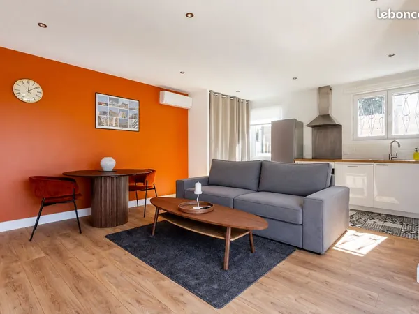 Maison T2 meublée - Terrasse 50 m² - Clim - Parking - Bouliac