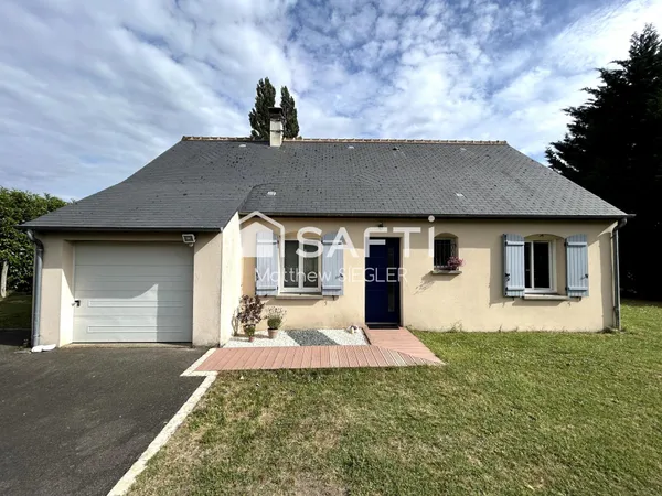 Maison familiale de 104 m² avec 4 chambres, située en bout d'impasse dans un environnement calme et 