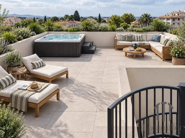 T4 de 117 m² avec vue mer, terrasse et solarium - Marseille 8