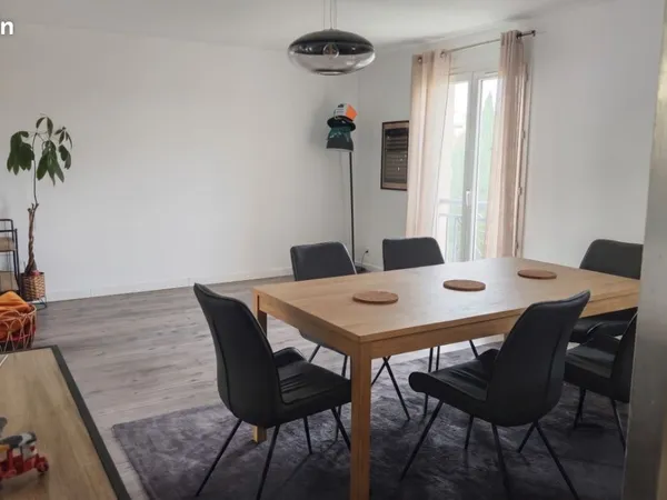 T3 meublé de 62 m² avec parking, Calme, lumineux et sans vis-à-vis