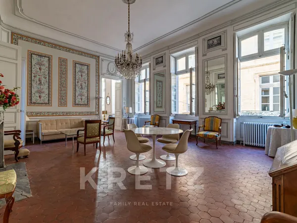 Avignon intra-muros, appartement dans hôtel particulier 18ème avec terrasse