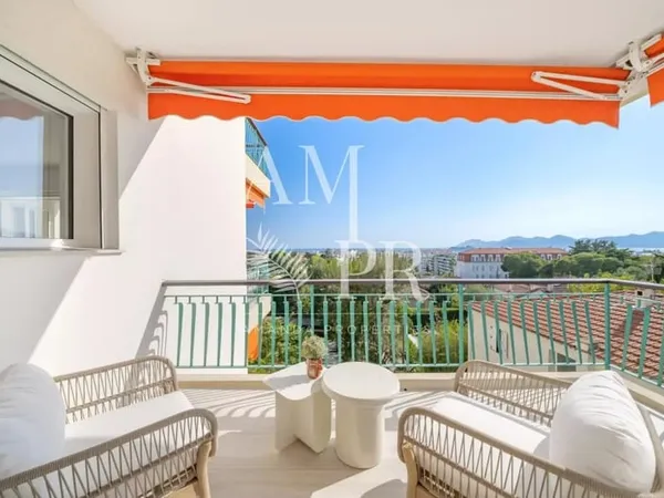 CANNES - BAS MONTFLEURY | 3 PIÈCES | VUE MER PANORAMIQUE