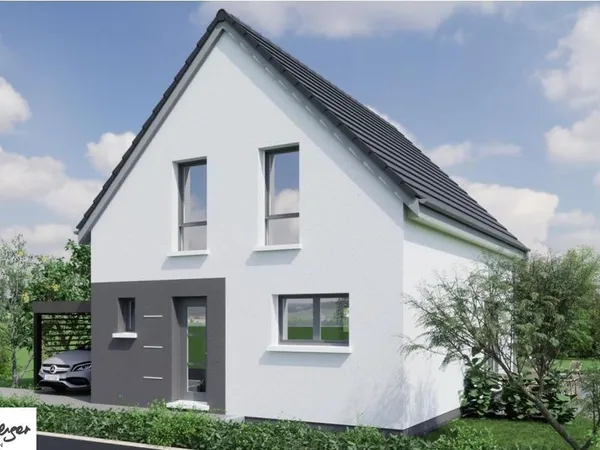 A Bennwihr, maison neuve de 90m² habitables sur 2.64 ares de terrain