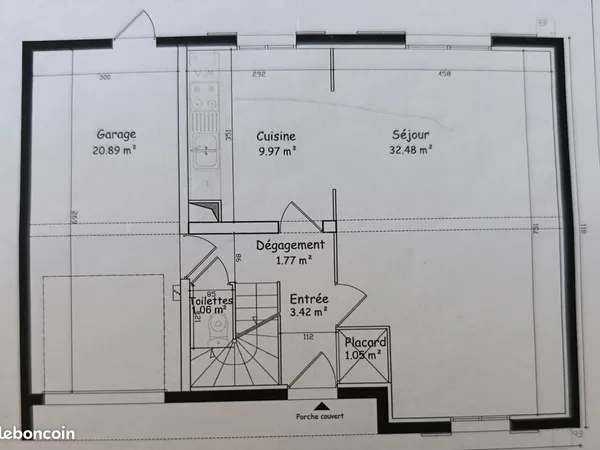 Maison 97m2