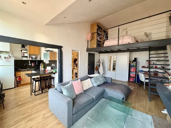 Studio 2 pièces 37 m²