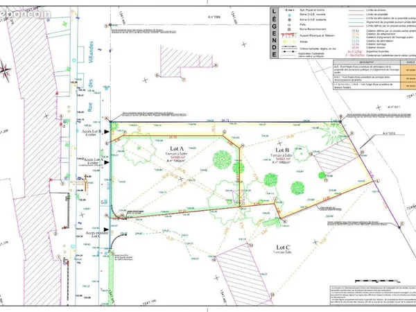 Terrain 661 m²