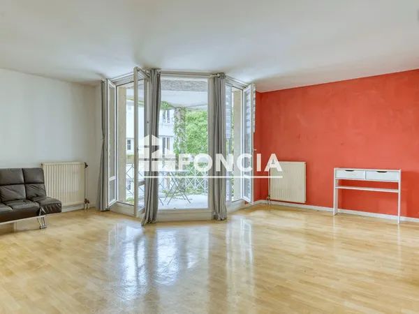 Cergy st christophe - f2 54 m² + grande terrasse + cave et parking sous sol