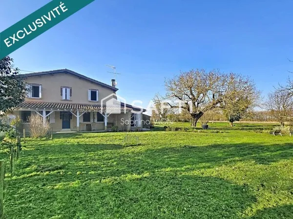 MAISON, CHARME ET GRAND TERRAIN DE PLUS DE 2,5 HECTARES