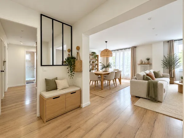 Colocation premium tout inclus à Chennevières-sur-Marne : 3 chambres meublées dans un appartement de
