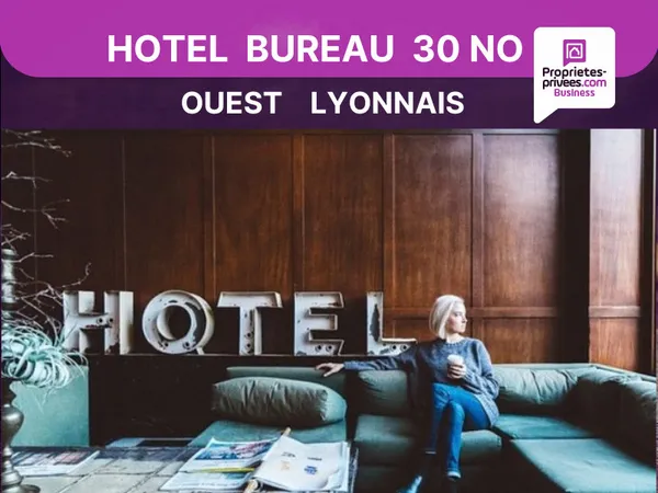 Axe Lyon -St Etienne - Hôtel bureau 30 chambres