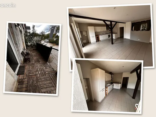 Dijon - Appartement 3 pièces de 65 m² en rez-de-chaussée avec terrasse privative et entrée indépenda
