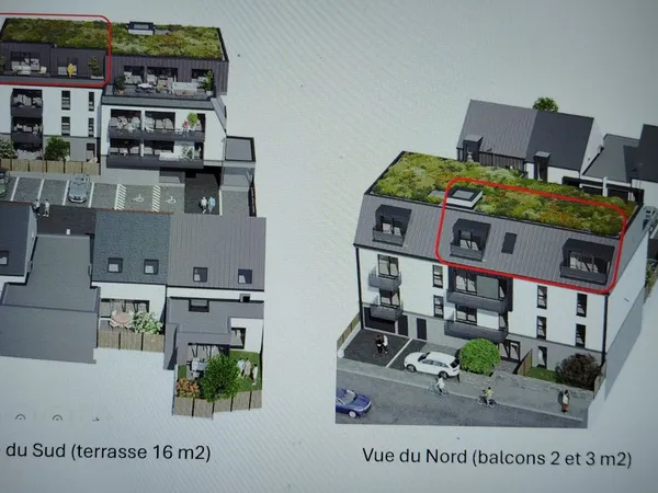 Appartement de 80m2 à louer sur Le Relecq-Kerhuon