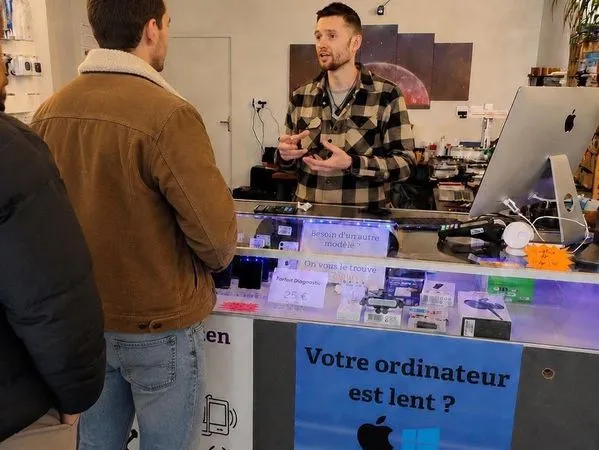 A vendre fonds de commerce atelier boutique téléphonie informatique réparation achat vente