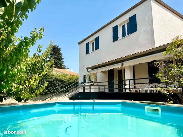 Générac, maison familiale T8 de 172m² prête à vivre, sans travaux