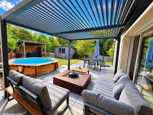Soyaux - maison 115 m2 - 3 ch - piscine - aucun vis à vis