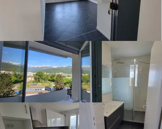 TITRE : Refait à NEUF : T3 Appartement 62 m2 avec 2 balcons