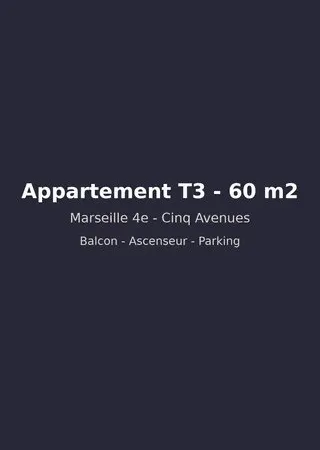 🌟 T3 lumineux avec balcon, ascenseur et digicode