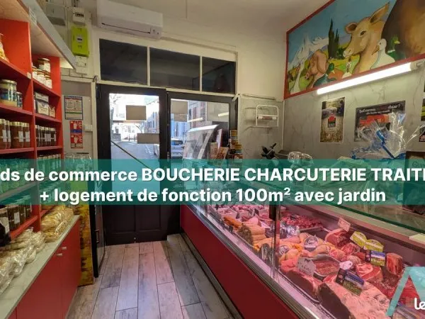 Boucherie, charcuterie, fonds de commerce, traiteur 175 m² Signes