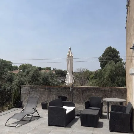 Appartement meublé 80 m² avec grande terrasse - calme - Béziers