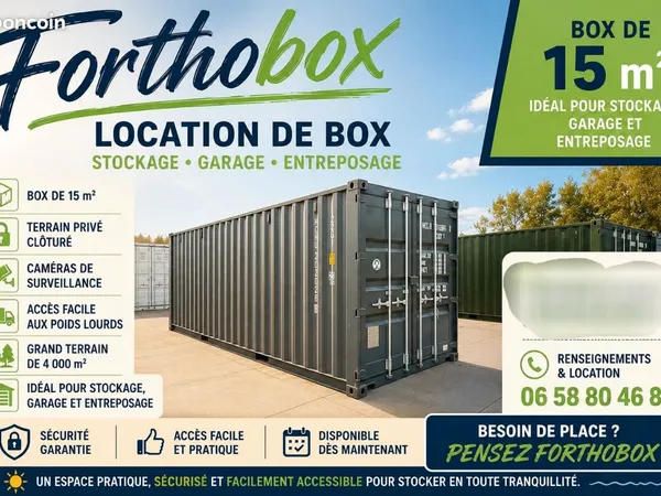Location box stockage garage