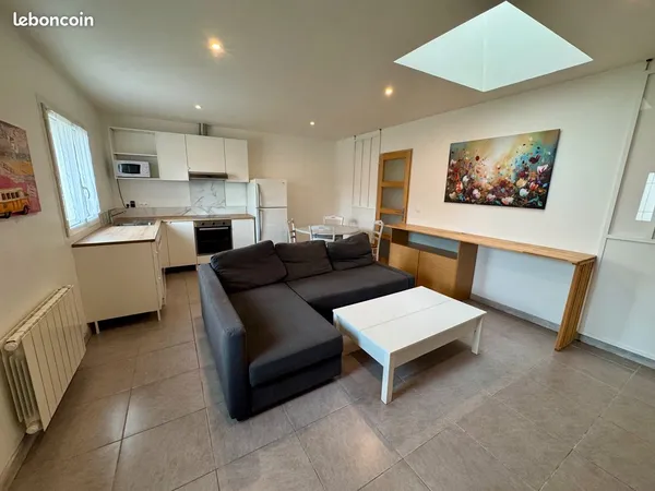 Maison mitoyenne meublée T3 de 61m²