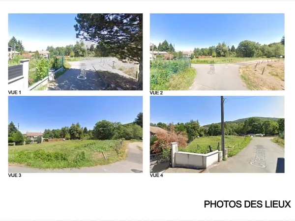 À VENDRE - TERRAIN CONSTRUCTIBLE DE 940 m² - FIRMINY